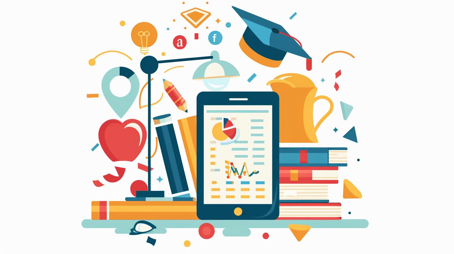 mobile lms, generate image without text